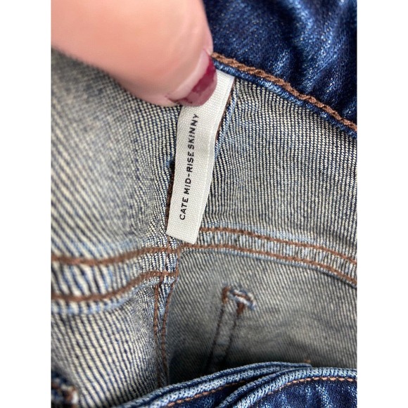 NWT Rag & Bone Jeans Womens Sz 25 Cate Mid‎ Rise Skinny in Chelsea $198 - Picture 12 of 16